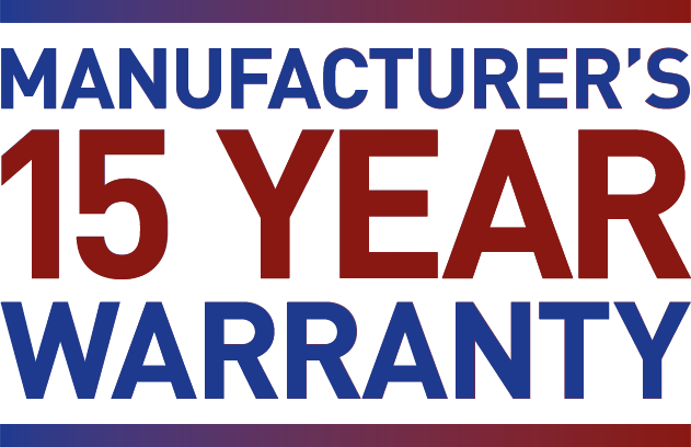 BPG Manufacturer's 15 Year Warranty